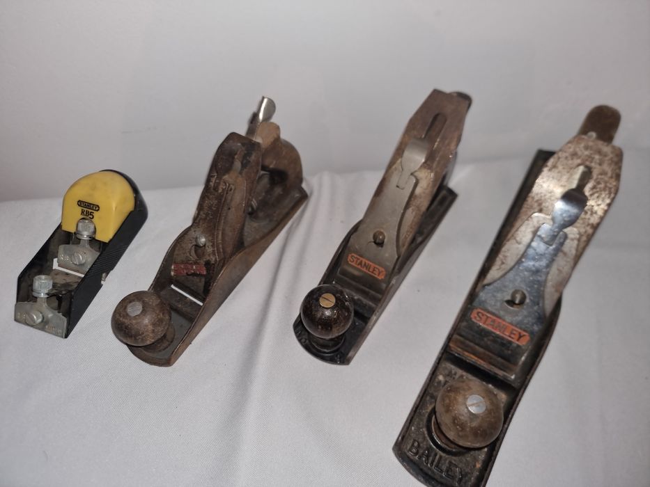 Rindele Stanley originale No.3 & No.5 Bailey + Handyman & RB5 (lot 4 )