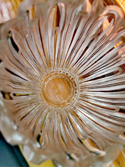 Антикварна кристална масивна тежка дизайнерска маркирана ваза колекция