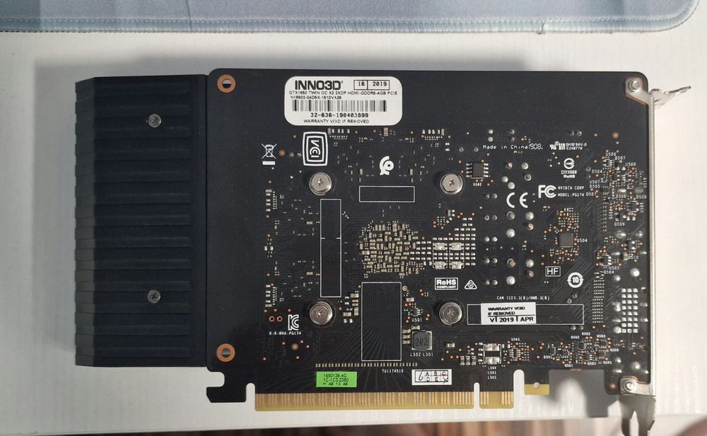 Placa video Nvidia GeForce GTX 1650 OC Inno3D