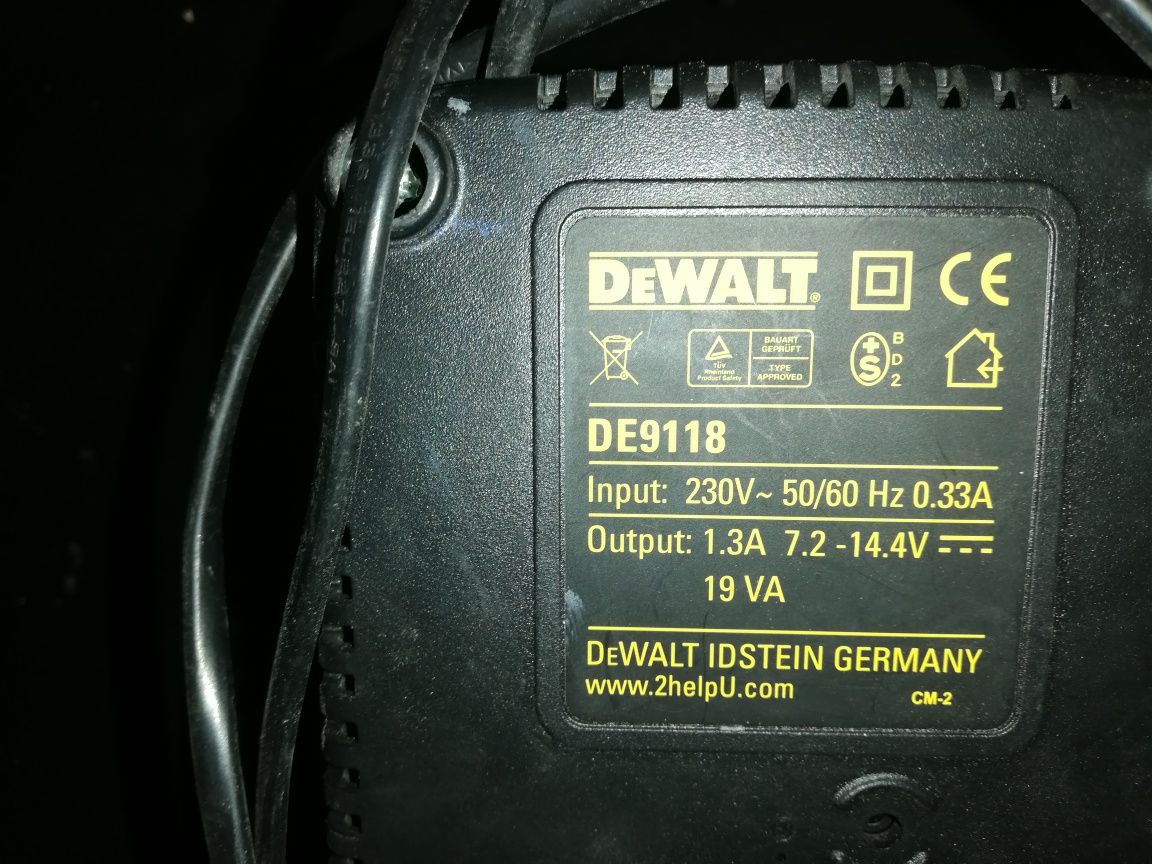 dewalt de9118 charger 7.2-14.4v-внос англия