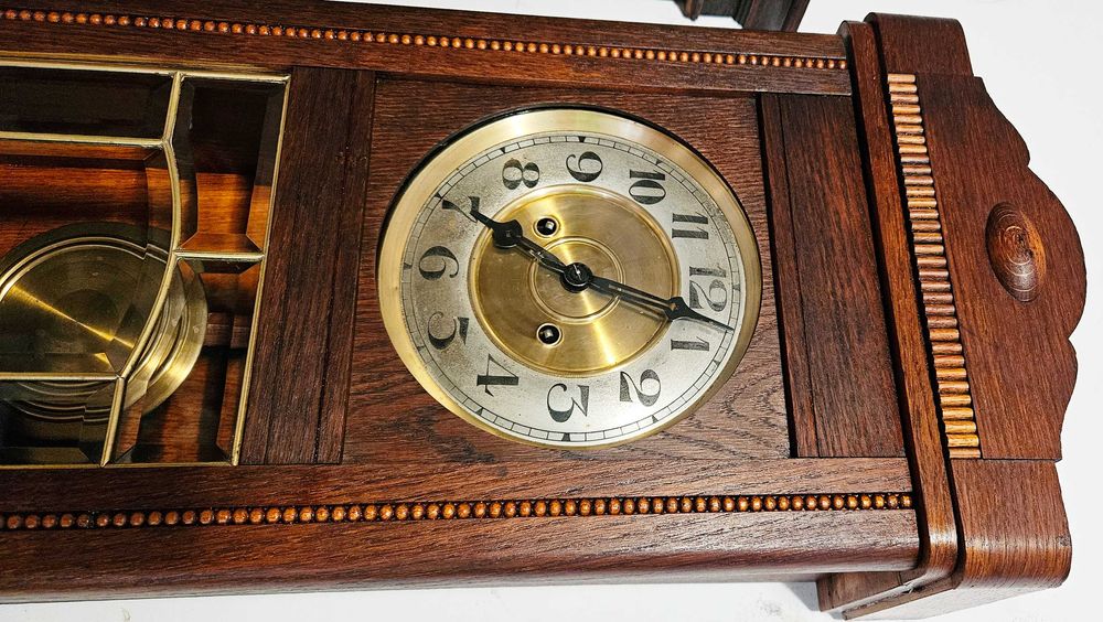 Ceas de perete cu pendula Gustav Becker Silesia P38