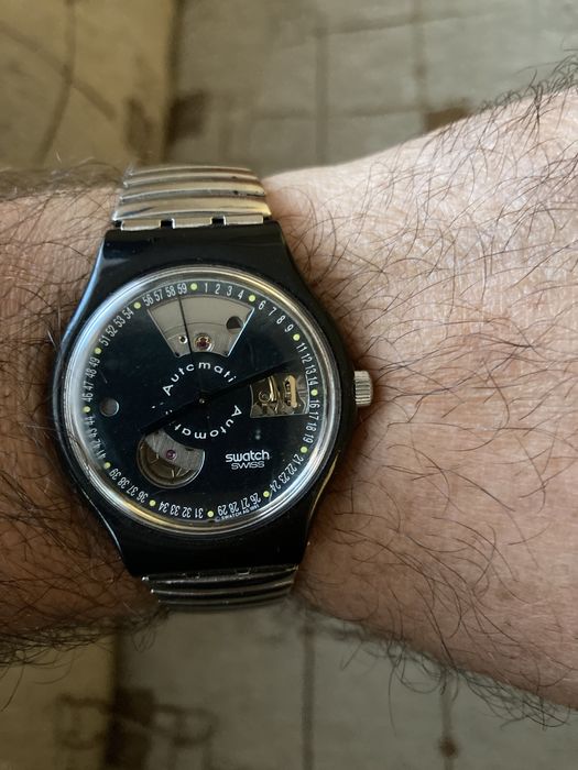 Мъжки оригинален швейцарски часовник автомат Swatch