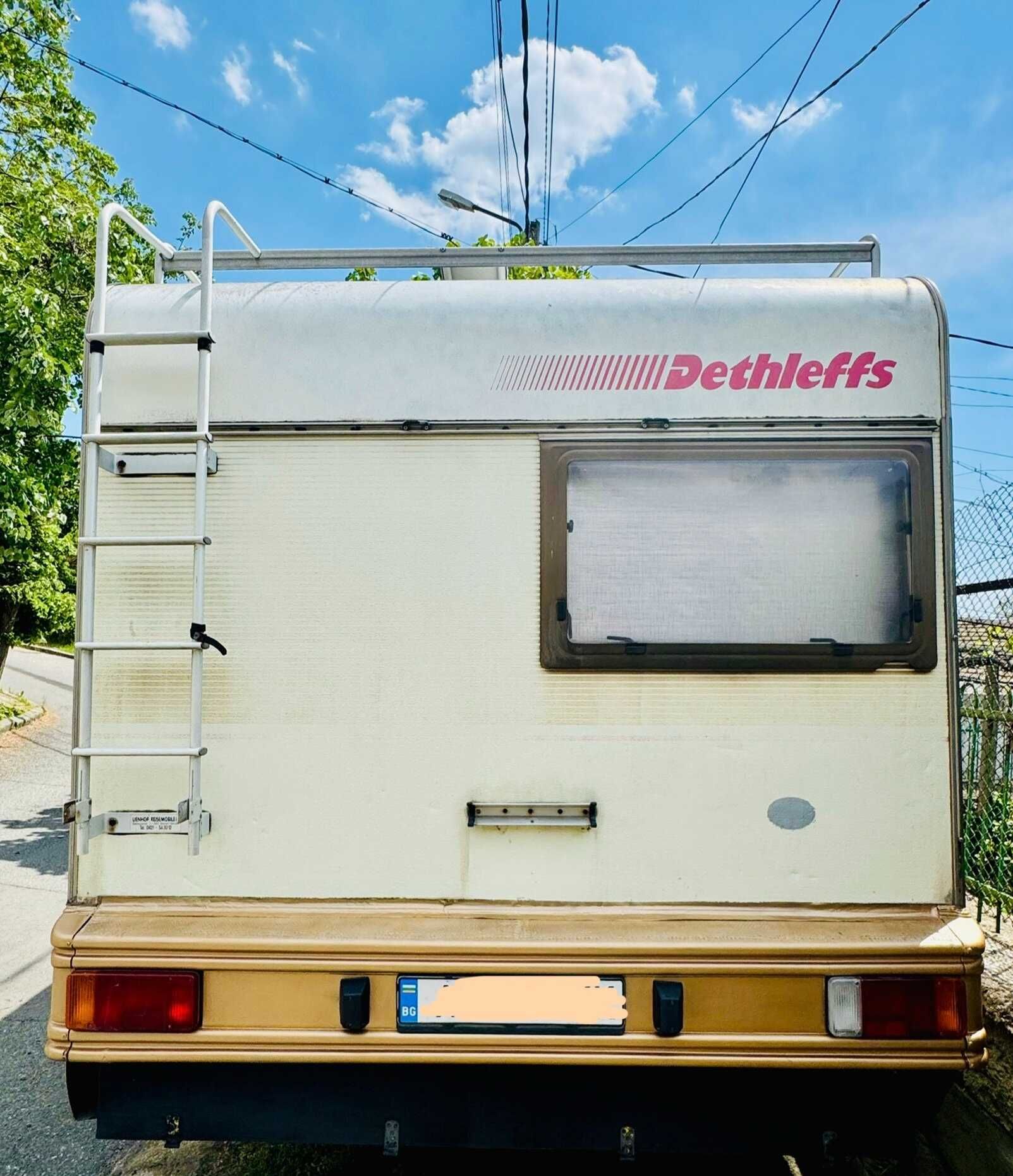 ГОТОВ ЗА СЕЗОН 2025 1991 Fiat Ducato Dethleffs Diesel 2.5 Turbo Diesel