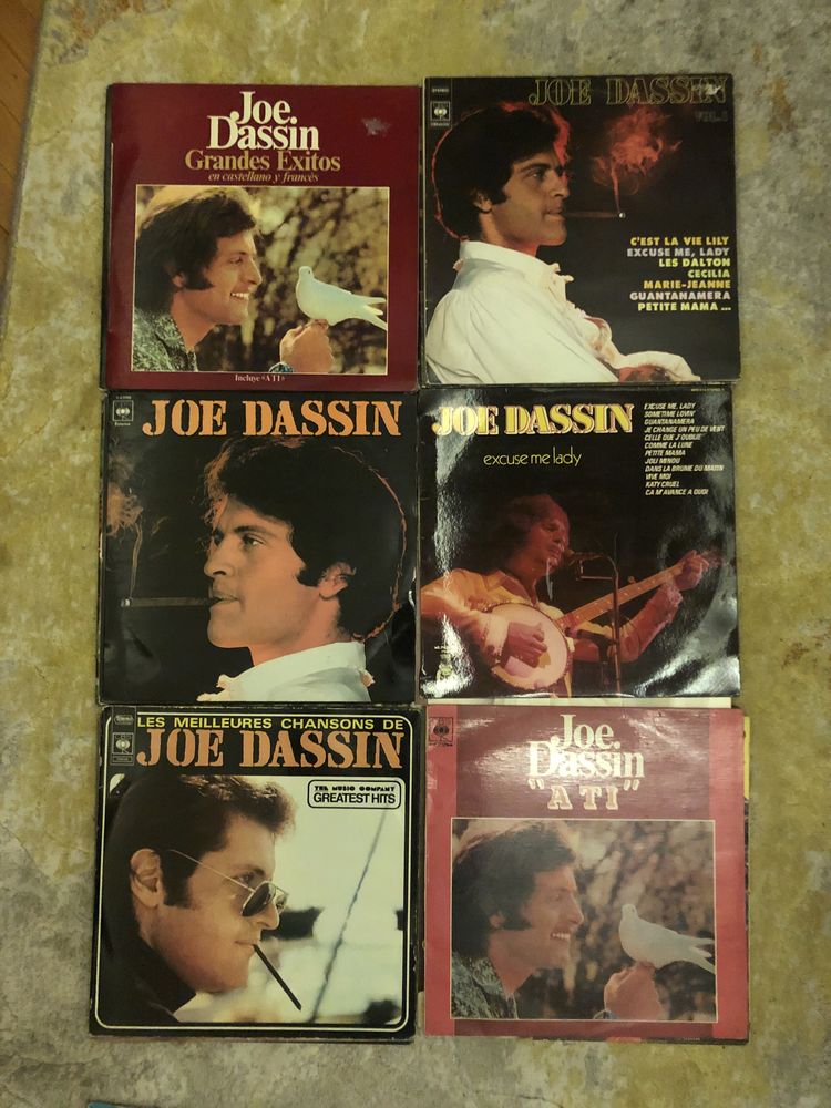 Колекция Joe Dassin грамофонни плочи 25 LP-та