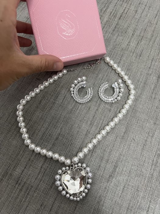Colier Swarovski + cercei