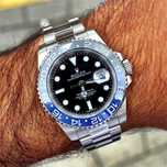 rolex gmt-master batman oyster