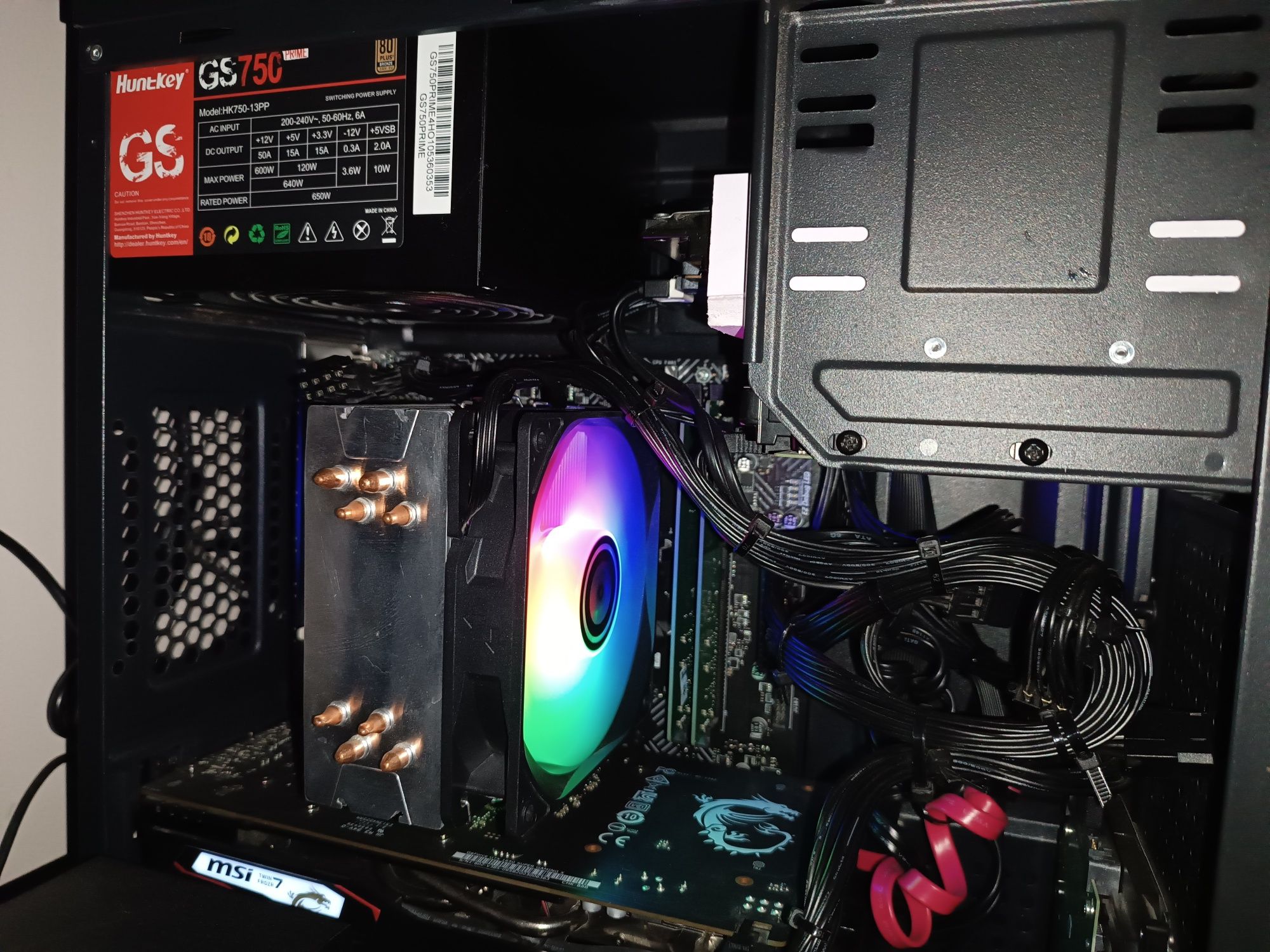 MSI pro H610 GTX 1650super
