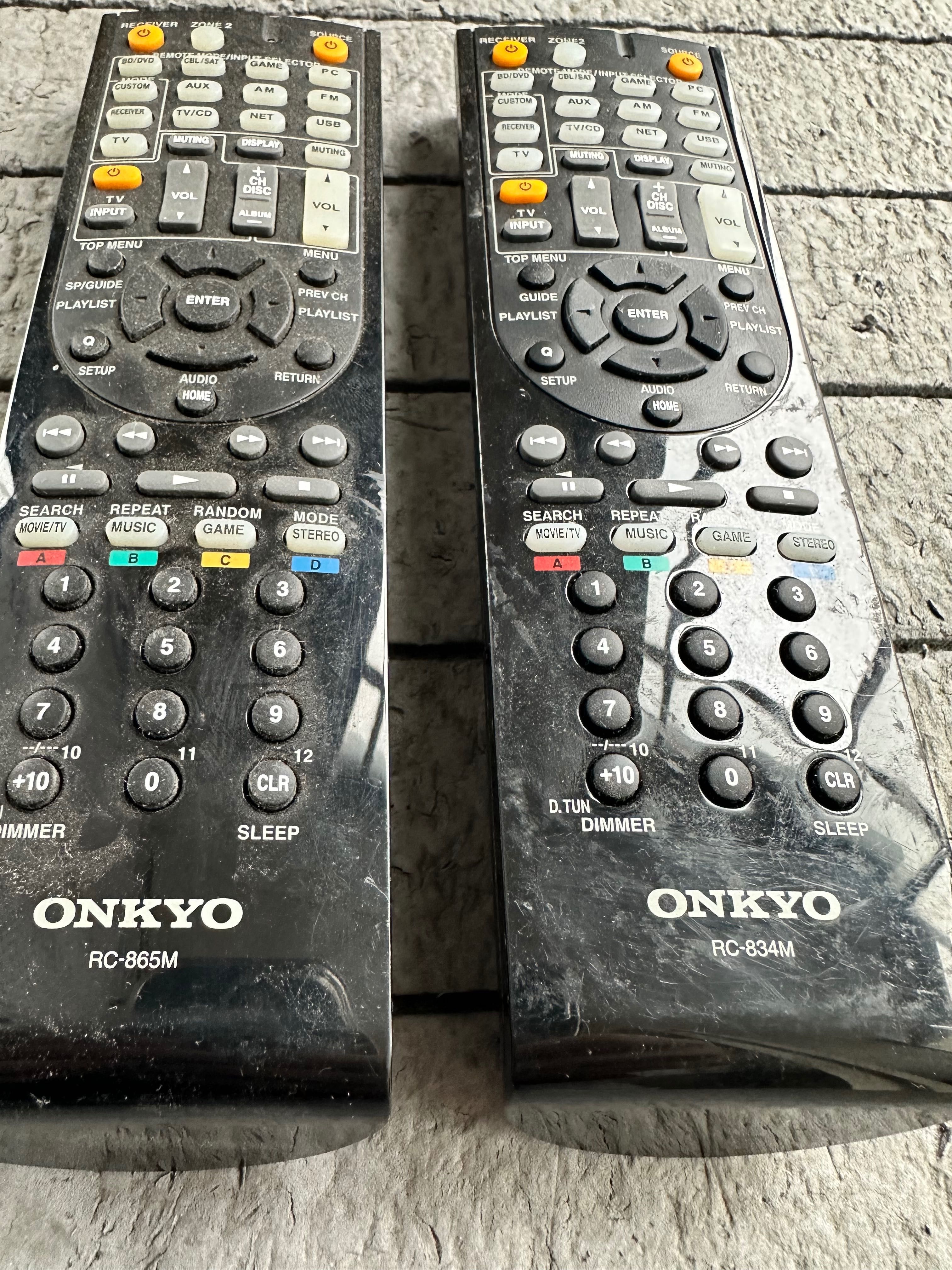 Telecomanda audio Onkyo receiver statie RC-865M si RC-834M