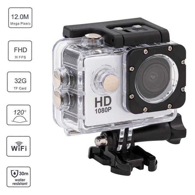 Camera Video gen GoPro Subacvatica  actiune Full HD 12 Mpx  wifi