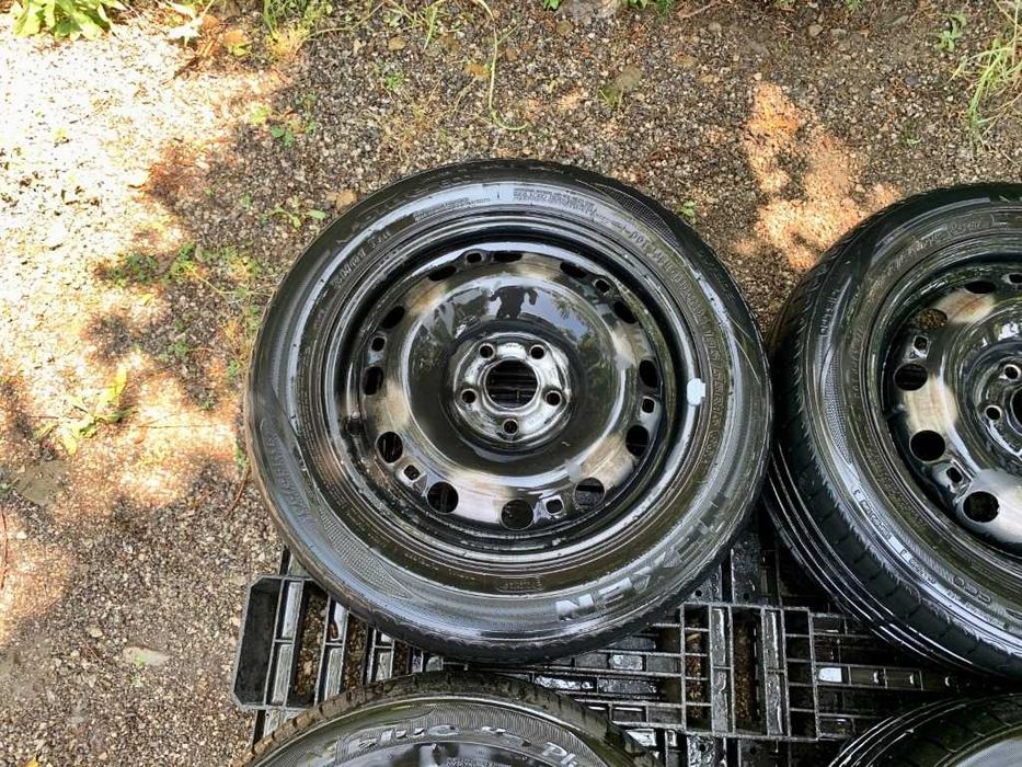 4бр.Оригинални джанти 15'' 5x100+ГУМИ 195/55/15 за Vw,Audi,Skoda,Seat