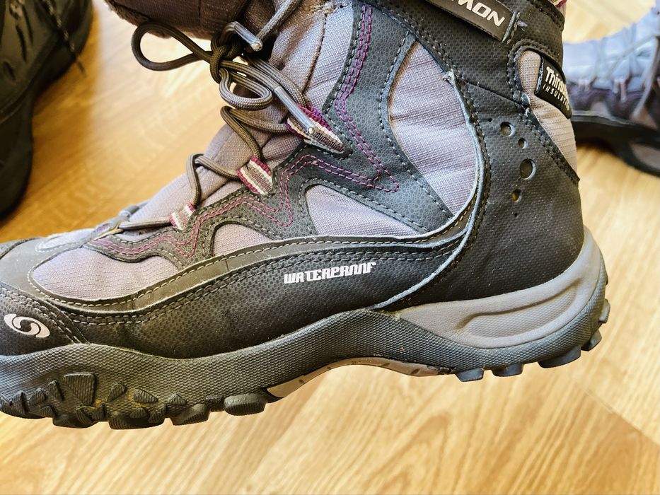 Зимни дамски ботуши 38,5, Salomon, водоустойчиви, планински