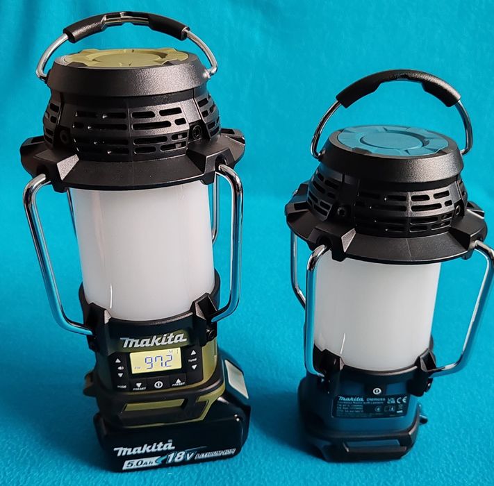 Radio cu felinar Makita, 18V (lama camping cu radio)