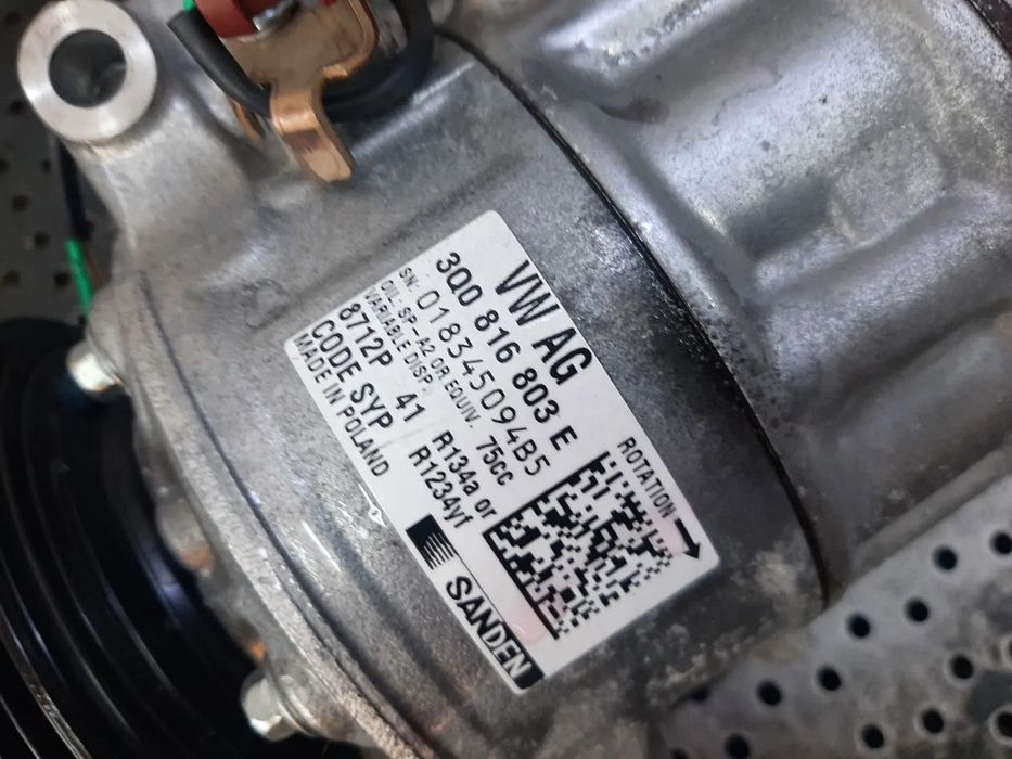 compresor clima ac 1.0 tsi dus vw t-cross 2024  3q0816803e