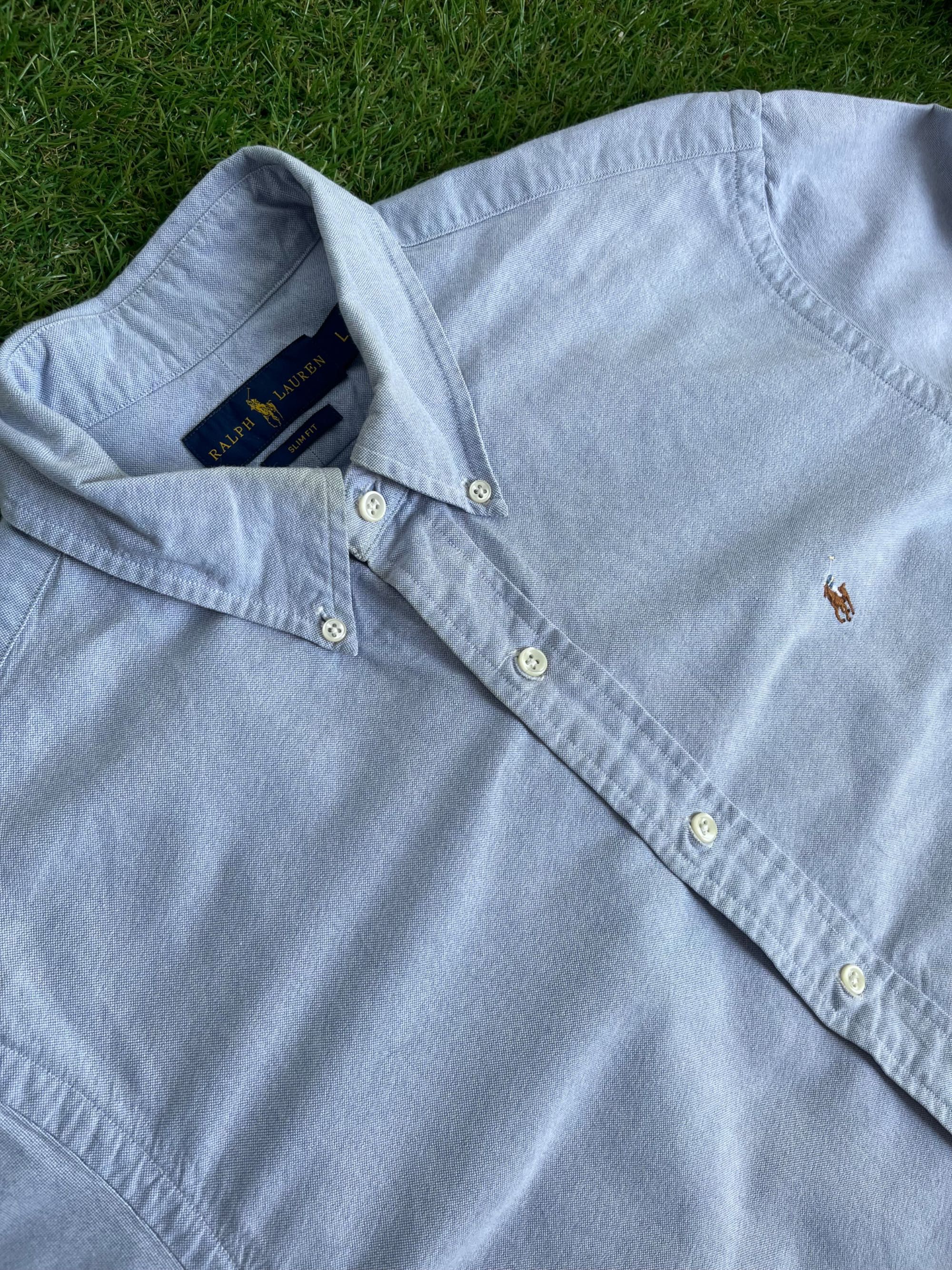 Мъжка риза с дълъг ръкав : RALPH LAUREN Slim Fit L