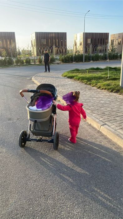 Коляска Текнум жаңа туылған нәрестеден 2 жас балаға дейін пайдалануға