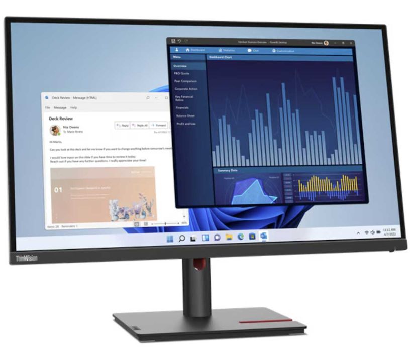 Monitor LED IPS Lenovo ThinkVision T27p-10, 27", UHD (3840x2160) 4K