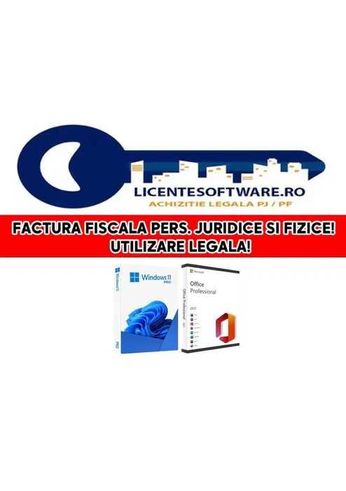 Pachet PROMO: Licenta Windows 11 Professional + Office 2021 Pro Plus