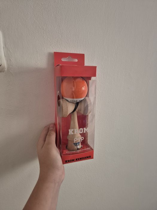 Kendama krom sticky orange