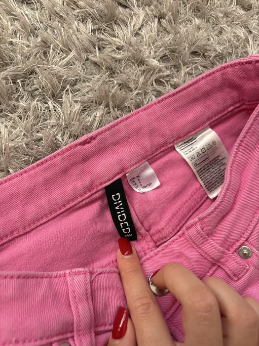 Дамски дънки, розов цвят