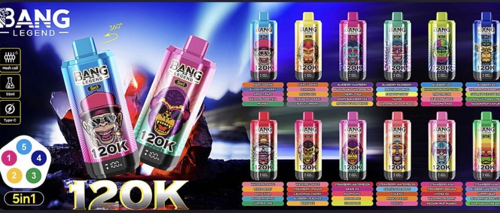 Vape Bang Legendary 120k puff / 5 in1