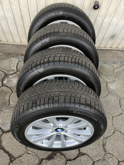 Jante aliaj 5x120mm, anvelope iarna, 225/55 R17, BMW F10, F11, E60