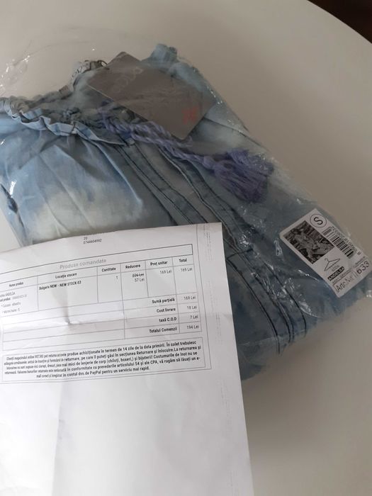 Rochie imitatie denim