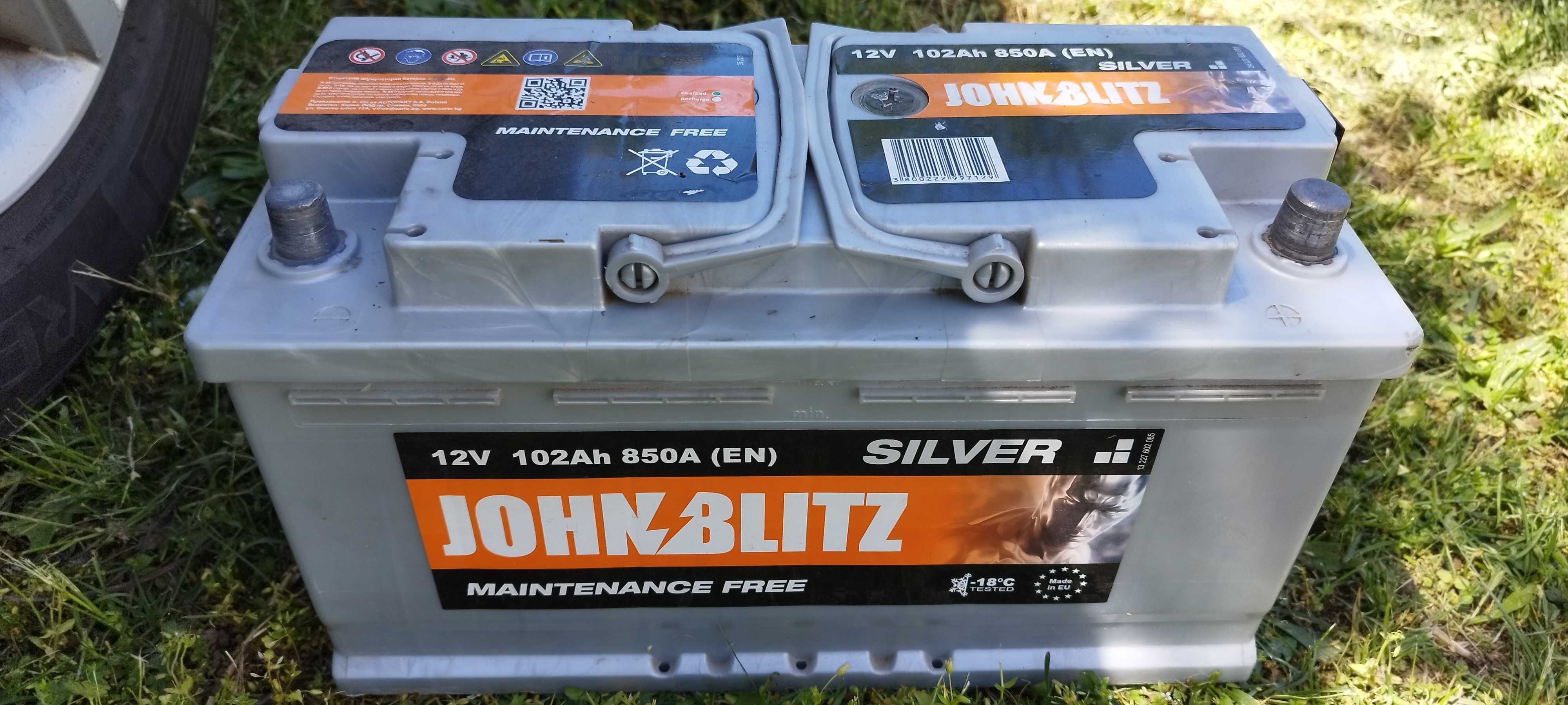 Акумулатор 12V/102Ah JOHN BLITZ Silver  130 лв