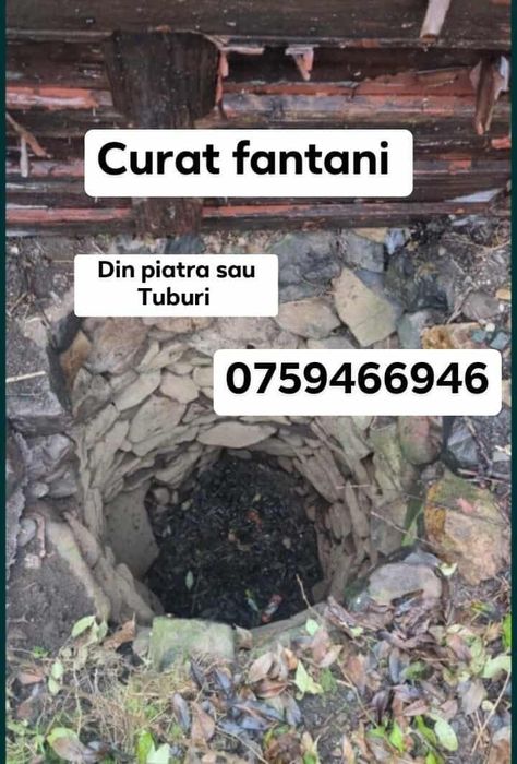 Curatare fantana adancesc