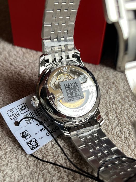 Ceas Tissot Le Locle Automatic Black, Bratara Metalica