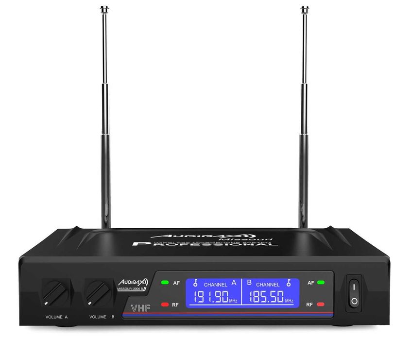 Set 2 microfoane wireless Audibax Missouri 2000 B Black