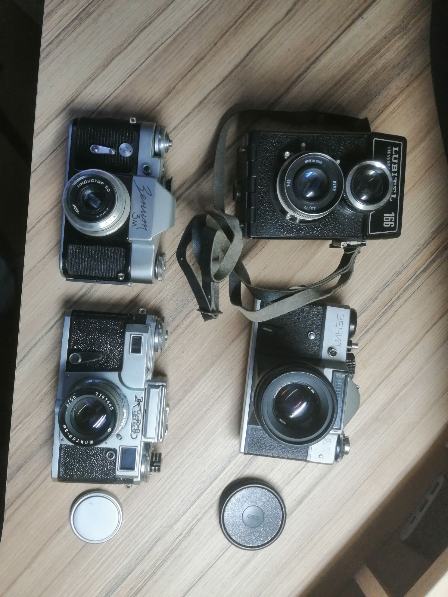 Коллекция совецких фото апаратов