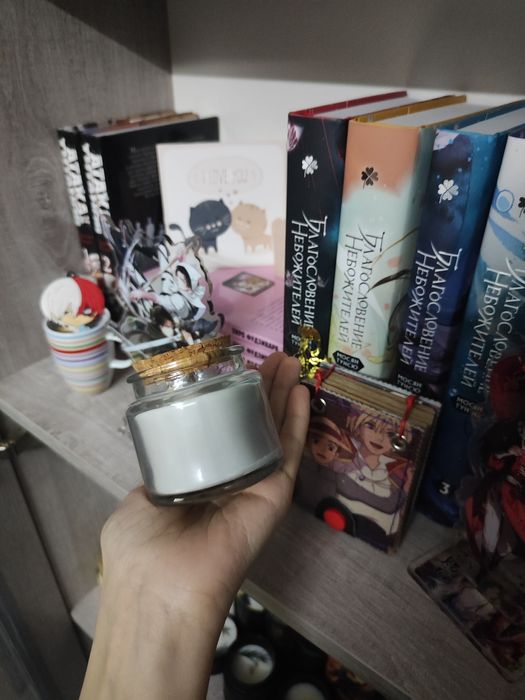 Глитерные свечи 100-140мл из соевого воска