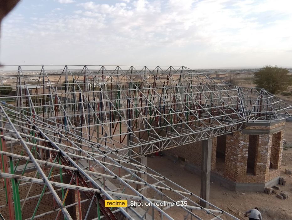 Том навес парник кантинер профиллардан тез ва сфатли курамиз