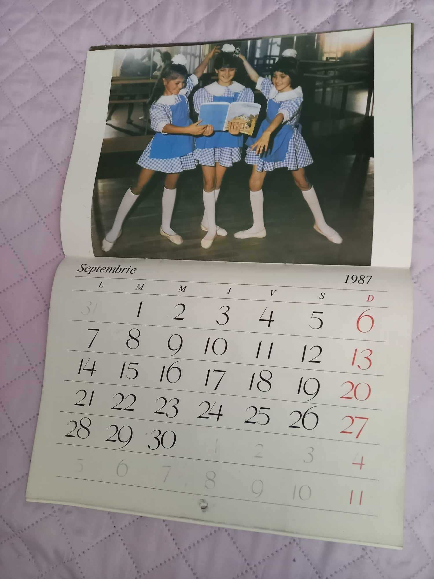 Calendar vechi 1987 Organizatia Pionierilor din RSR