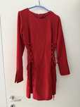 Rochie rosie, marinea s, xs