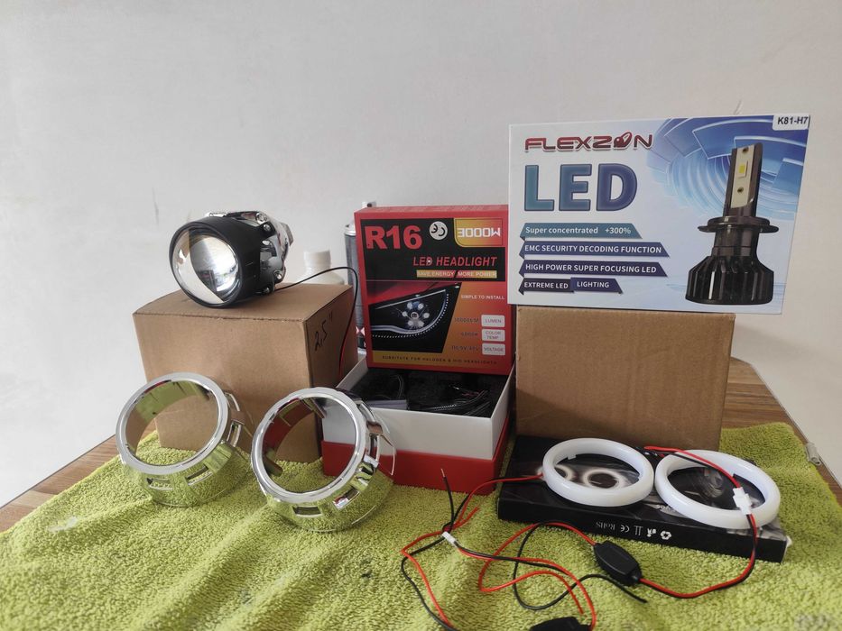 Рециклиране на фарове, вграждане, bi-LED