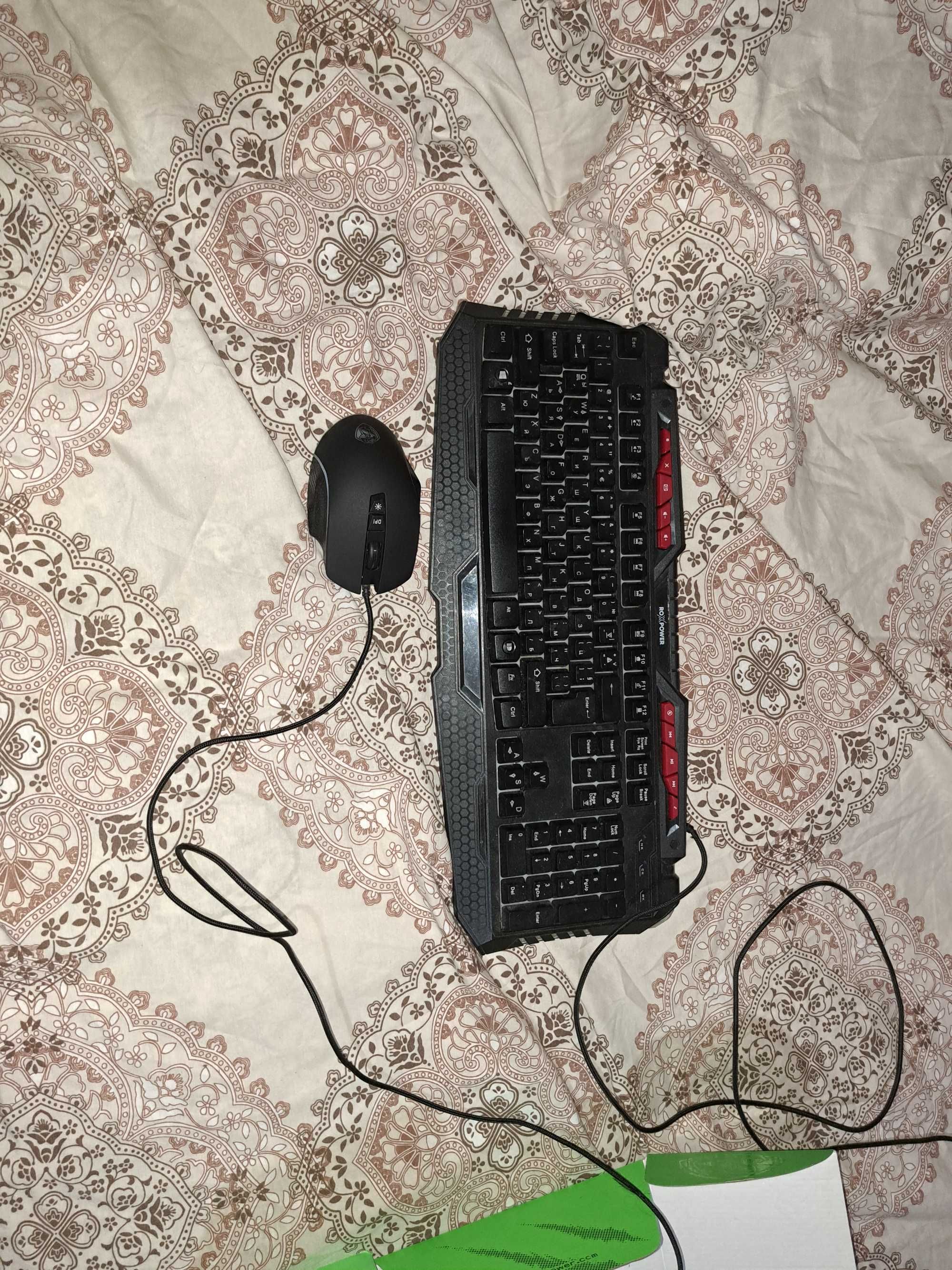 Клавиатура и мишка roxpawer