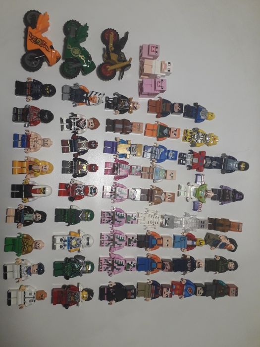 Оригинальные фигурки LEGO Ninjago, Minecraft, Marvel (50+ шт)