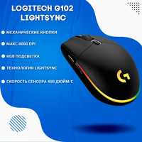 NEW Gaming Mouse Logitech G102 LIGHTSYNC Black