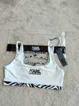 Бюстие с принт Karl Lagerfeld