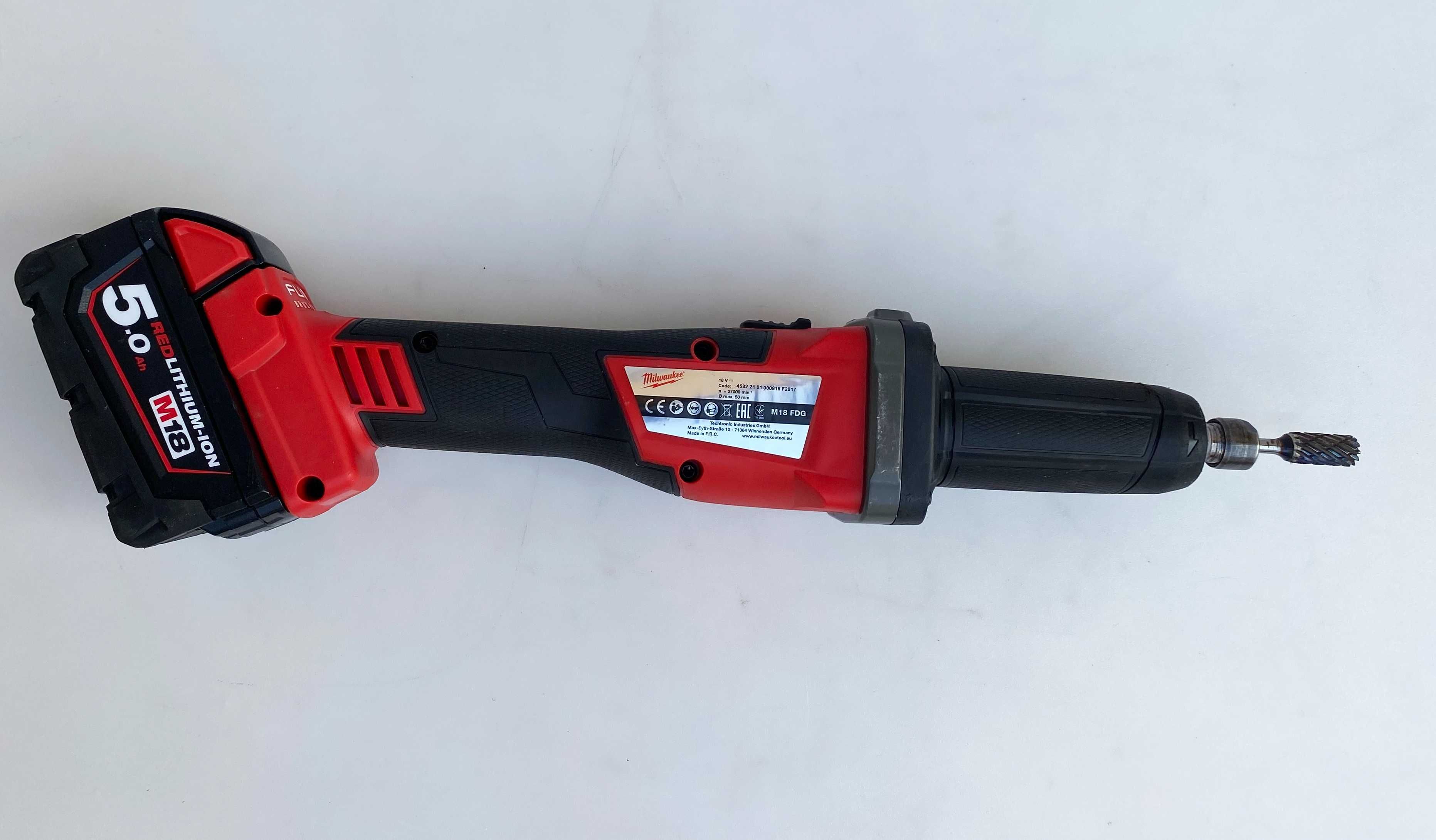 MiLWAUKEE M18 FDG - Безчетков прав шлайф като нов!