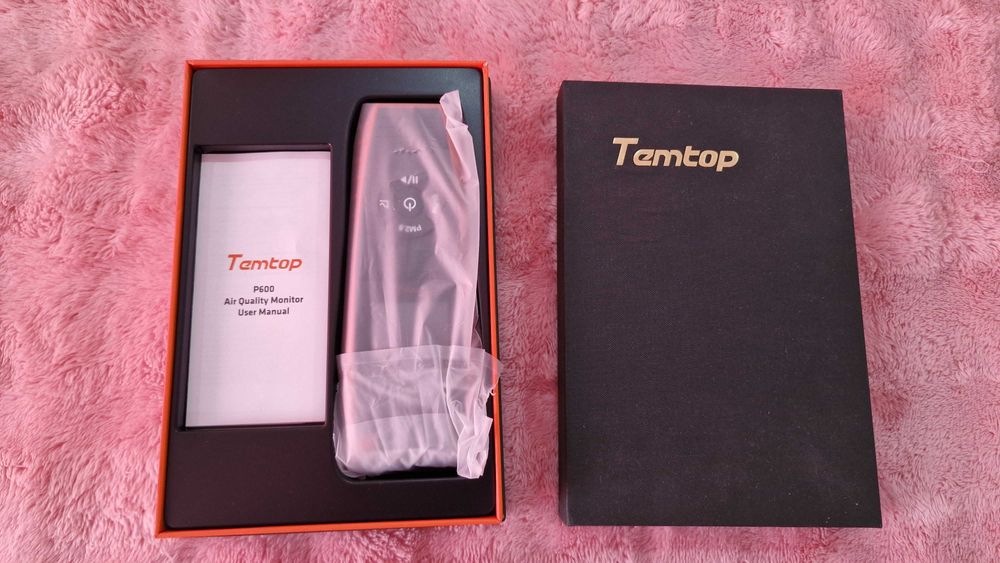 Monitor de calitate a aerului Temtop P600 PM2.5 PM10 reîncărcabil