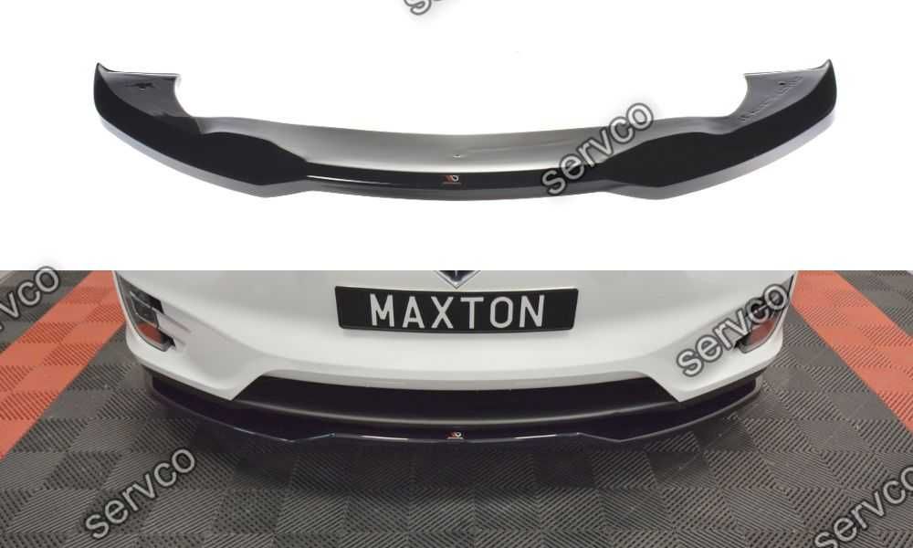 Prelungire splitter bara fata Tesla Model X 2015- v2 - Maxton Design