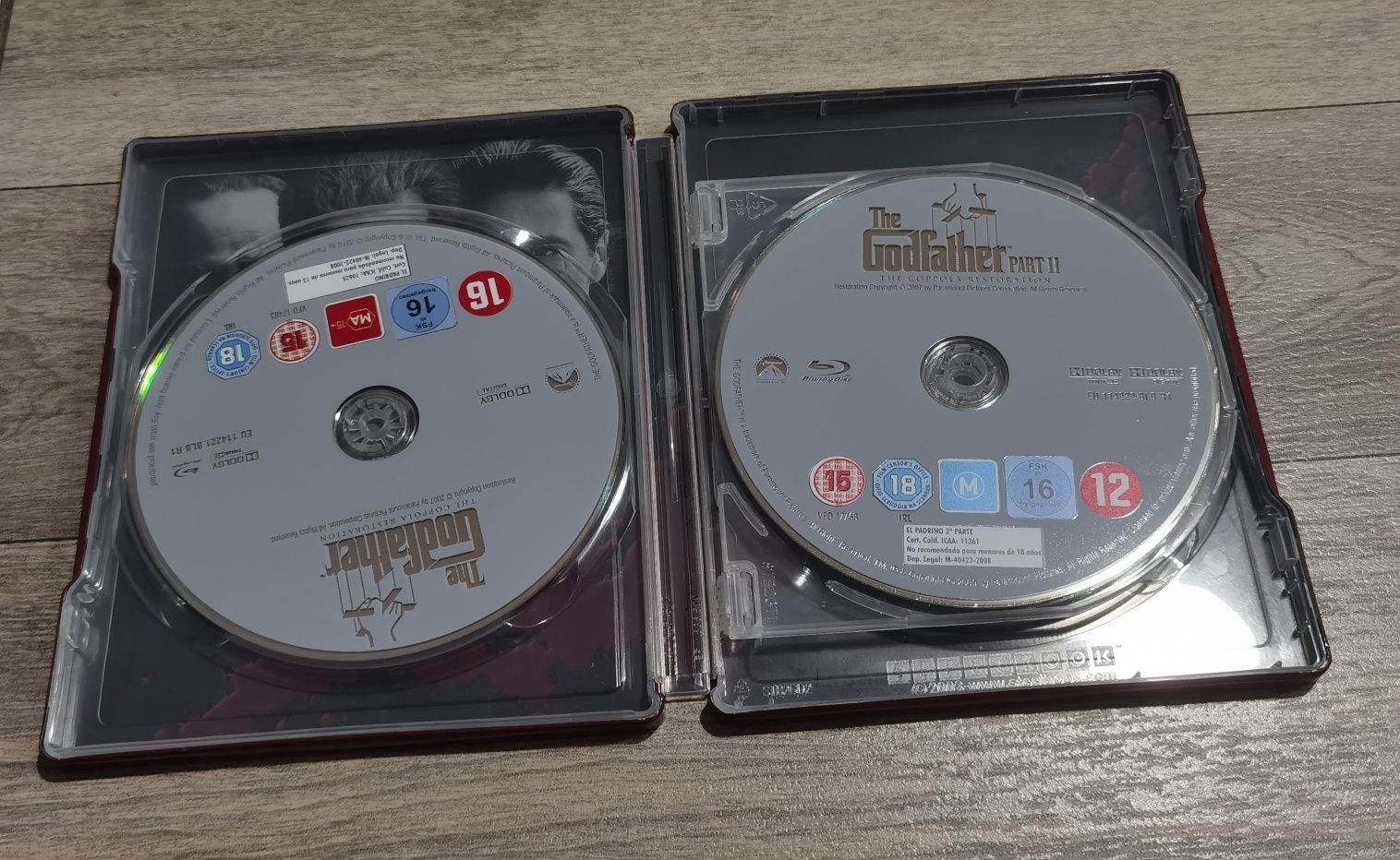 Steelbook The Godfather Complete The Coppola Restoration bluray