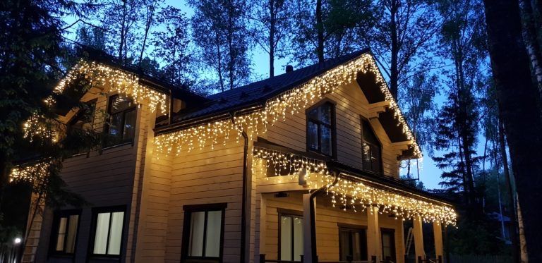 Украшаем гирляндами любые обьекты