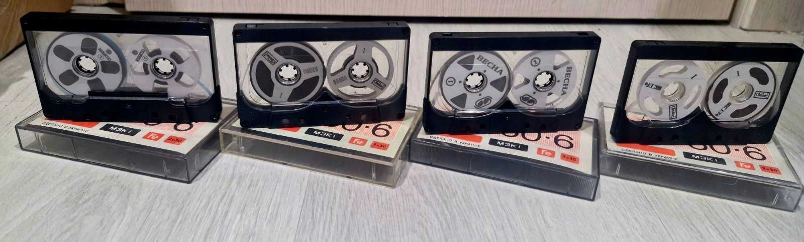 Casete audio cu role de magnetofon Majak MK-60-6A, Svema MK 60-6, 60-2