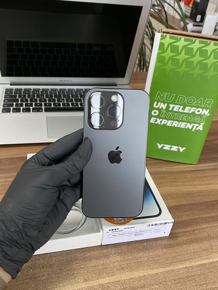 iPhone 14 Pro / 128 GB / Space Black / Impecabil |