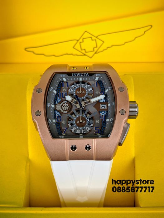 INVICTA Racing Strada Rose Gold 47 mm, Инвикта нов ръчен часовник