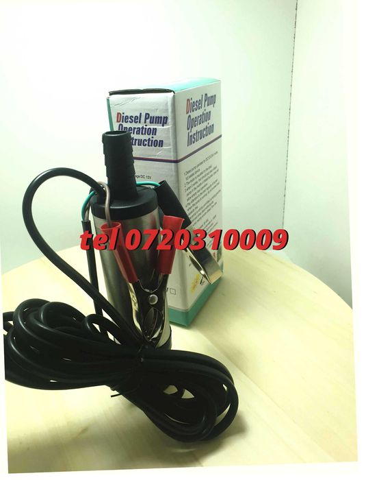 Pompa Submersibila Mica Rulota Chiuveta Camping Cabane 12v 12litri 38