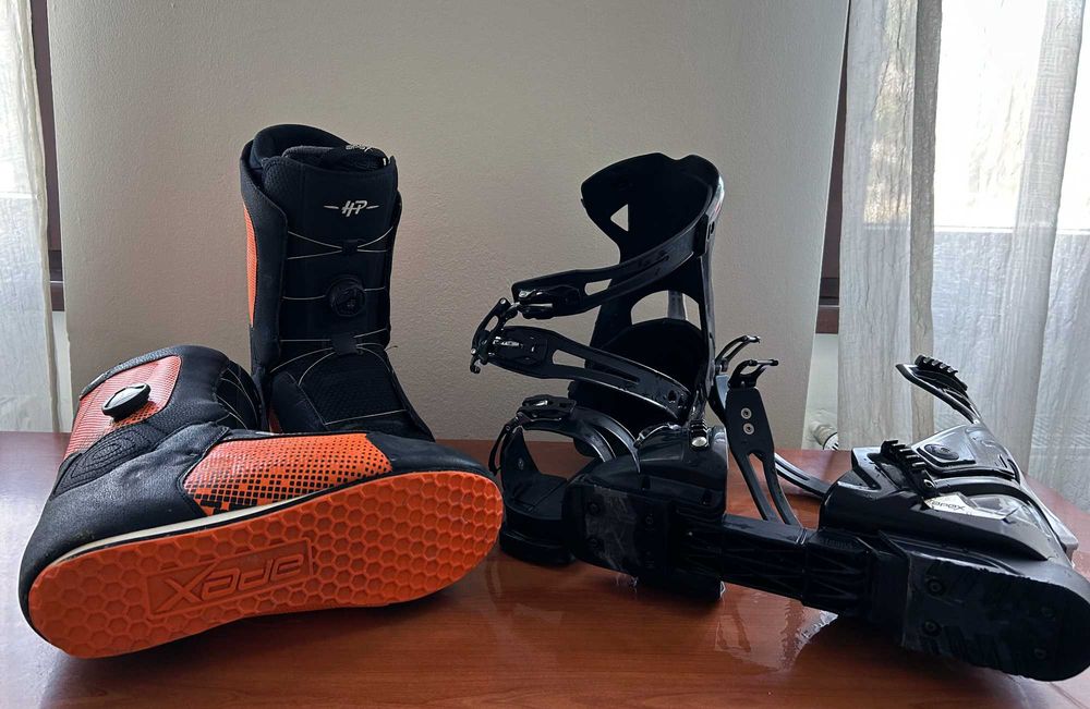 Clăpari ski Apex - Mărimea 31 (EU 47), confortabili